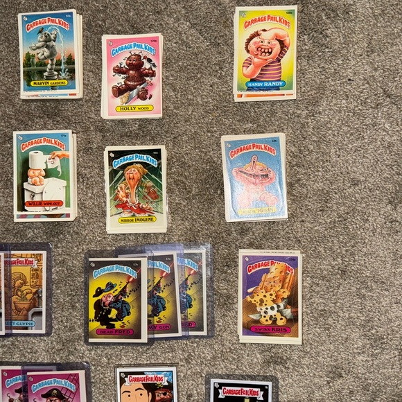 Garage Pail Kids *1985, 86, and 87 Mint to Near Mint Lot including the Adam bomb - Picture 4 of 8